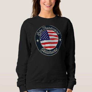 Sweatshirt Lac Thunderbird Patriotique Oklahoma Souvenir