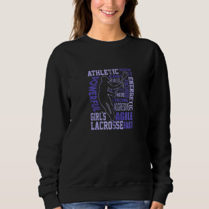 Sweatshirt Lacrosse Joueur Description Idéal Pour Lax Women Z