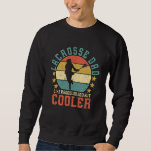 Sweatshirt Lacrosse Papa Vintage Funny Fête des pères Cadeau 