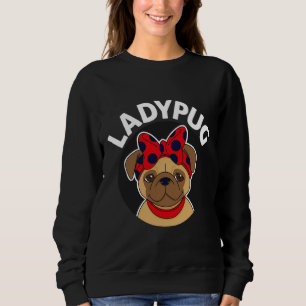 Sweatshirt LadyPug humoristique carlin design Classic T-Shirt