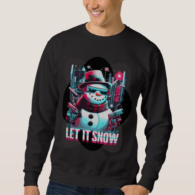 Sweatshirt Laisser neiger Noël Snowman (Devant)