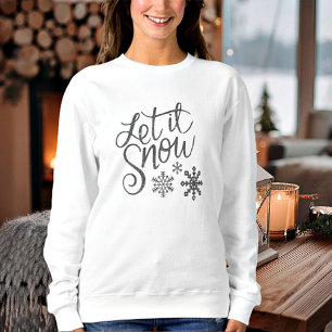 Sweatshirt Laissez-le neiger