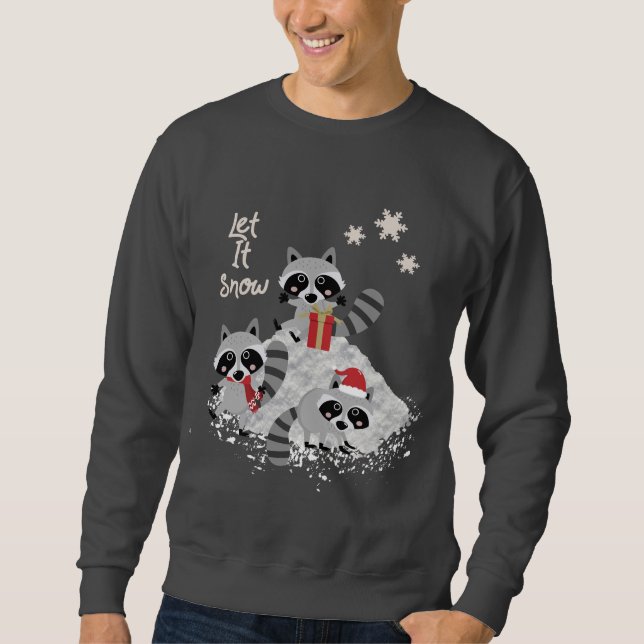 SWEATSHIRT LAISSEZ LUI NEIGER LES VACANCES DES HOMMES DE (Devant)