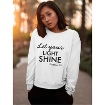 Laissez Votre Lumière Briller Personnalisée Bible