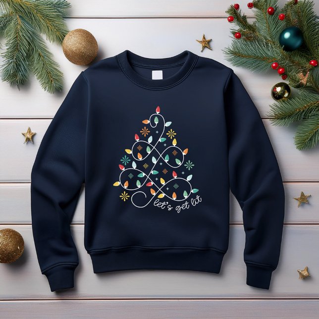 Sweatshirt Laissons s'éclairer - Lumières de Noël (Créateur téléchargé)
