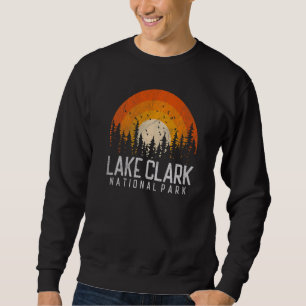 Sweatshirt Lake Clark US National Park Alaska Vintage Retro 8
