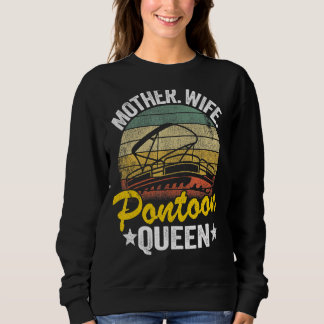 Sweatshirt Lake Life Femmes Maman Mère Femme Ponton Reine 3