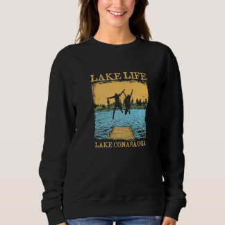 Sweatshirt Lake Life Lake Conasauga Natation Georgia Swimmer