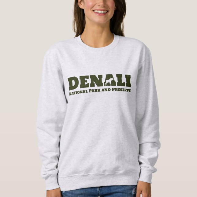 Sweatshirt L'Alaska. Parc national et conserve de Denali (Devant)