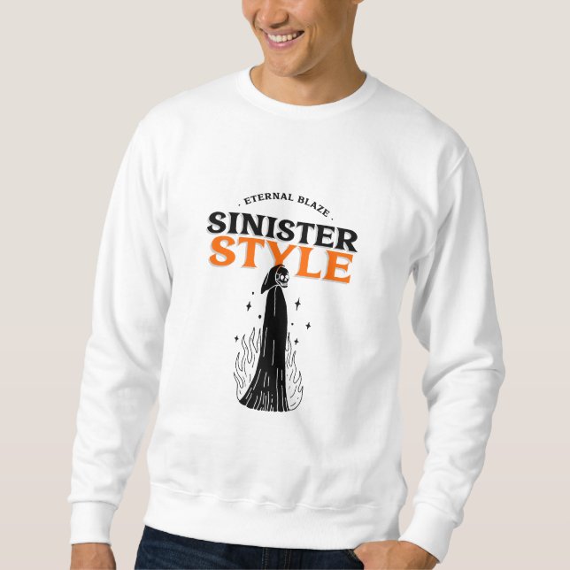 Sweatshirt Lame éternelle - Style sinistre (Devant)