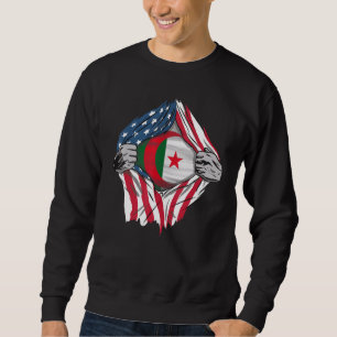 Sweatshirt L'Américain Cultive Avec Des Racines Algériennes 1