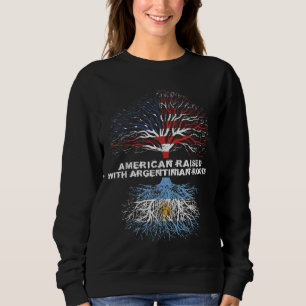 Sweatshirt L'Amérique élevée avec les racines argentines Arge