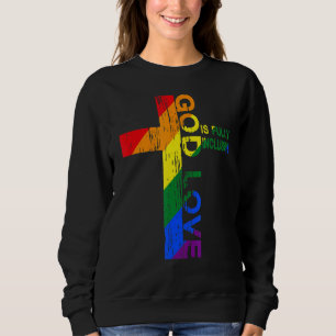 Sweatshirt L'Amour de Dieu est entièrement inclusif Christian