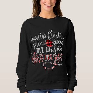 Sweatshirt L'Amour de Jésus Danser comme un rhume glacé co