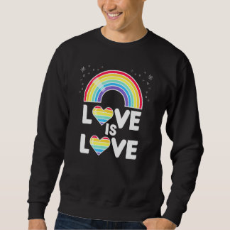 Sweatshirt L'amour est amour LGBT LGBTQ Gay CSD 5
