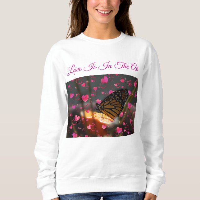 Sweatshirt L'Amour Est Dans L'Air (Devant)