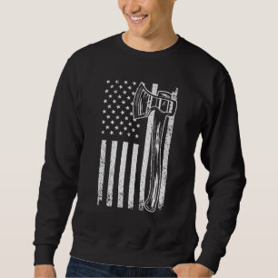 Sweatshirt Lancer de hache cool pour hommes femmes bûcheron U