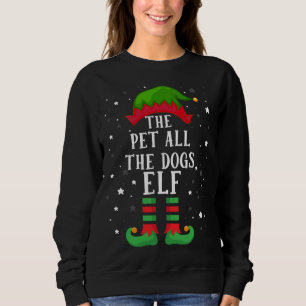 Sweatshirt L'Animal Tous Les Chiens Elf Correspondant Groupe