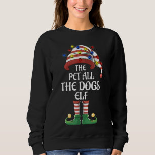 Sweatshirt L'Animal Tous Les Chiens Elf Éclairent Drôle Fam M