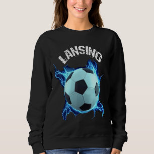 Sweatshirt Lansing Soccer Retro