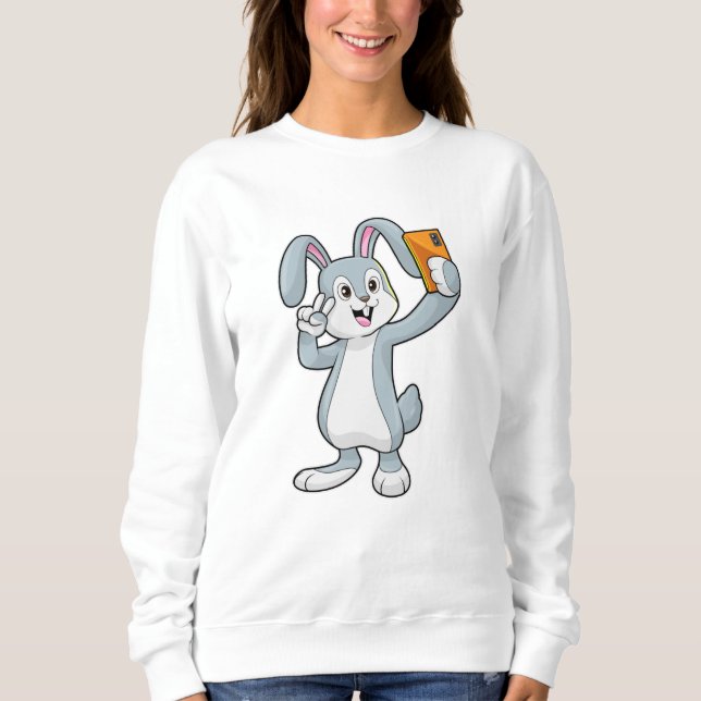 Sweatshirt Lapin avec mobile (Devant)