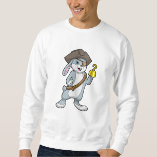 Sweatshirt Lapin comme Pirate avec crochet main et casquette