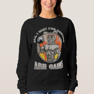 Sweatshirt Lapin De Pâques Pour Bodybuilders Et Poids-lifter