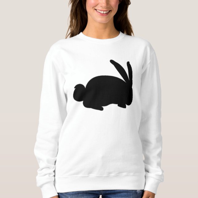 Sweatshirt Lapin Drôle Animal Rabbits Amusant Design Bunny Ca (Devant)