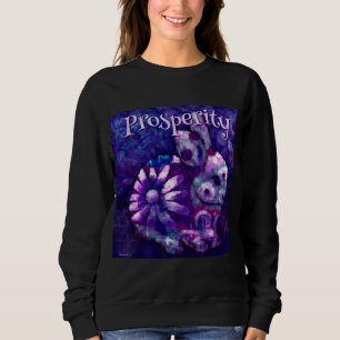 Sweatshirt Lapin lapin floral Whimsical Personnalisé