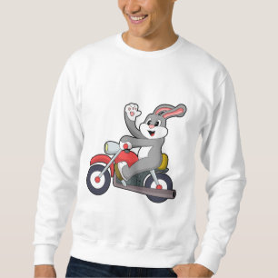 Sweatshirt Lapin motard avec moto.PNG
