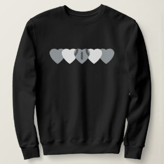 Sweatshirt Las Vegas Raiders Heart Football Dark