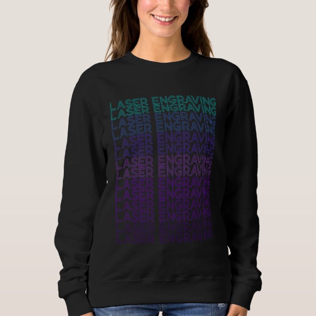 Sweatshirt Laser Engraving (Devant)