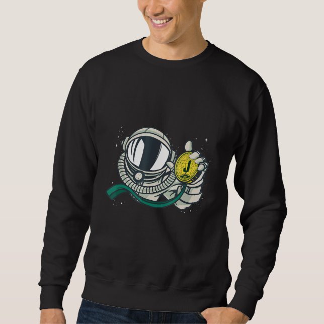 Sweatshirt L'Astronaute Jade Holder Hands Diamond Hands (Devant)