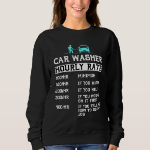 Sweatshirt Lavage de voiture Automobile Mécanique Nettoyeur d