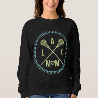 Sweatshirt Lax Maman Lacrosse Fête des Mères LAX Mum Graphic