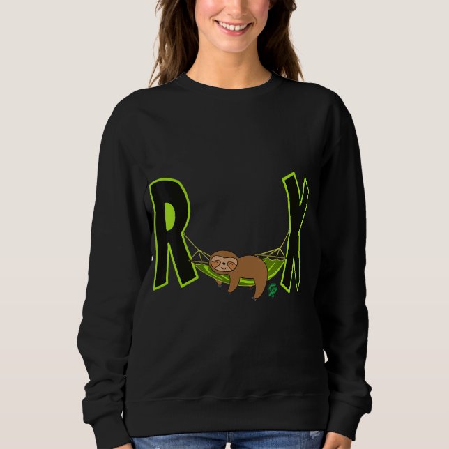 Sweatshirt Laziness Relax Sloth (Devant)