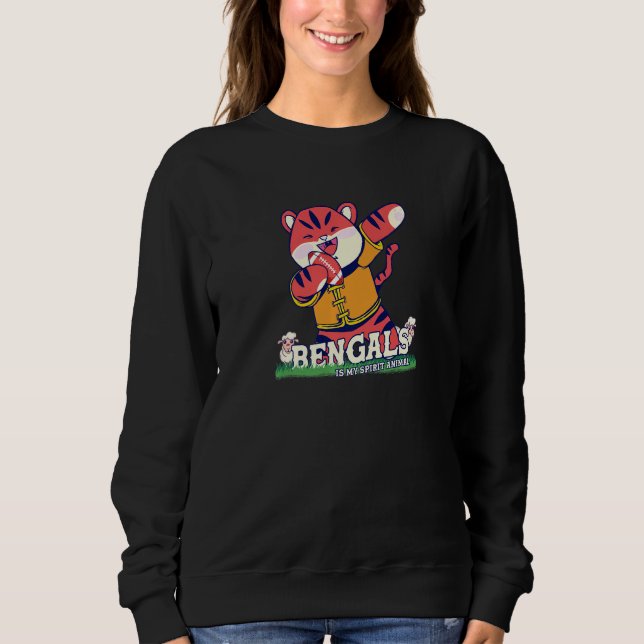 Sweatshirt Le Bengale Est Mon Esprit Animal Pour Enfants Garç (Devant)