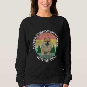 Sweatshirt Le Bonheur Est Un Jour Passé Randonnée Avec Mon Ch