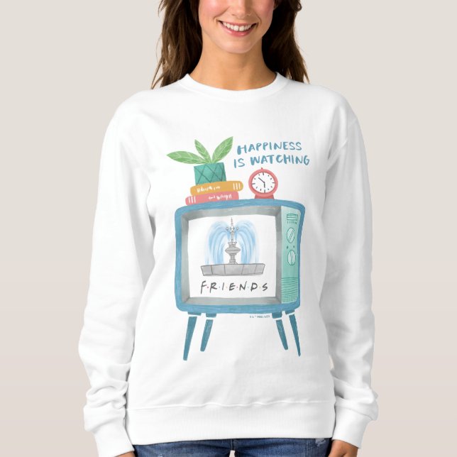 Sweatshirt Le bonheur regarde AMIS™ (Devant)