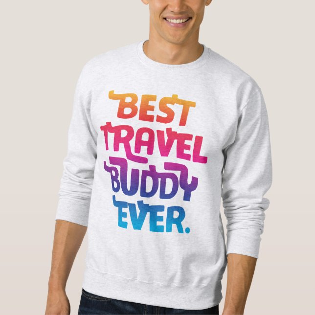 Sweatshirt Le cadeau parfait pour le voyageur aventuré de l'â (Devant)