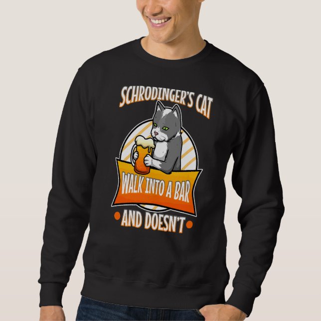 Sweatshirt Le chat de Schrodinger (Devant)