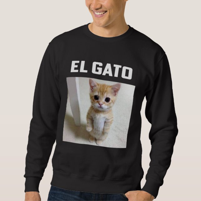 Sweatshirt Le Chat Mème Chat (Devant)
