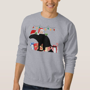 Sweatshirt Le chien qui balaie Noël