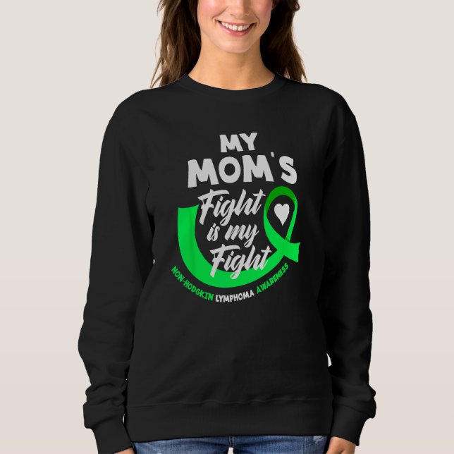 Sweatshirt Le combat de ma mère est mon combat contre le lymp (Devant)