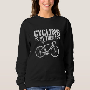 Sweatshirt le cyclisme est ma thérapie