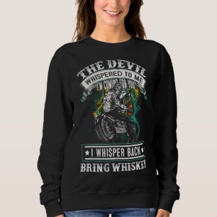 Sweatshirt Le Diable me hurlait Je viens pour toi, Brin