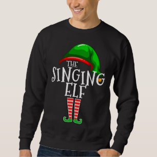 Sweatshirt Le Elfe Chantant Correspondant Famille Cadeaux De