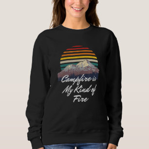 Sweatshirt Le Feu De Campement Est Mon Genre De Feu Camper Ra