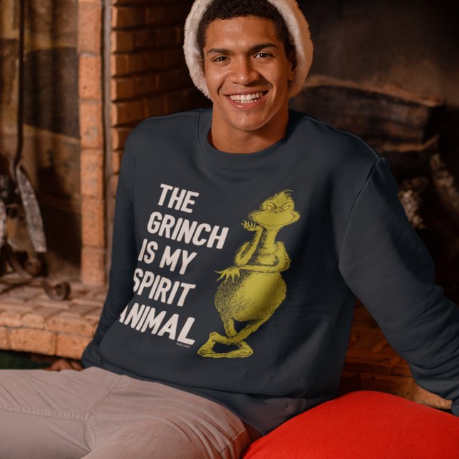 Sweatshirt Le Grinch est ma citation de T-shirt animal Spirit (Créateur téléchargé)