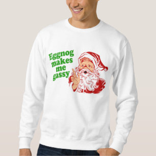 Sweatshirt Le lait de poule fait le pet de Père Noël